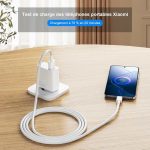 شارژر دیواری سریع ۱۲۰ واتی هایپرشارژر و کابل ۲ متری تایپ سی - تصویر 2
