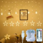 چراغ‌های ستاره‌ای MANSAA M40   پک 6 عدد LED ستاره‌ای بزرگ و 6 عدد LED ستاره‌ای کوچک