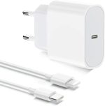شارژر 25 واتی USB-C به لایتینگ کابل شارژ ۲ متری