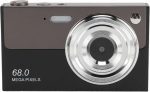 دوربین دیجیتال 4K و 48 مگاپیکسلی، دوربین فیلمبرداری با فوکوس خودکار تطبیقی ​​​​AF با بزرگنمایی دیجیتال 16 برابر، صفحه نمایش 2.8 اینچی، حافظه داخلی 32 گیگابایت، باتری 1000 میلی آمپر ساعتی (خاکستری مشکی) - تصویر 9