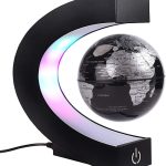 کره زمین شناور مغناطیسی با چراغ‌های LED رنگارنگ Flrmingigigi