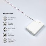 چراغ‌ نواری زیر کابینتی LED باتری‌دار BestLuz بسته 3 عددی - تصویر 6