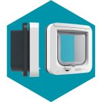 درب تردد گربه فلپ میکروچیپ SureFlap  مدل SUR001