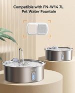 فواره آب سگ و گربه FEELNEEDY مدل FN-W14 استیل ضد زنگ - تصویر 2