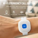 زنگ هشدار مچ دست WiFi دکمه تماس شخصی هشدار برنامه هوشمند برای بیماران مسن کودکان - تصویر 10