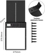 درب اتوماتیک مرغداری Aka & Lou با تایمر و صفحه نمایش LCD قابل برنامه ریزی دستی - تصویر 8