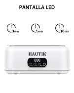 دستگاه تمیزکننده اولتراسونیک HAUTIK با فرکانس ۴۹۰۰۰ هرتز ۷۰۰ میلی‌لیتر - تصویر 3