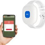 زنگ هشدار مچ دست WiFi دکمه تماس شخصی هشدار برنامه هوشمند برای بیماران مسن کودکان