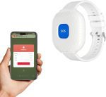 زنگ هشدار مچ دست WiFi دکمه تماس شخصی هشدار برنامه هوشمند برای بیماران مسن کودکان - تصویر 9