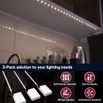 چراغ‌ نواری زیر کابینتی LED باتری‌دار BestLuz بسته 3 عددی - تصویر 7