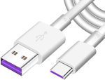 کابل شارژ سریع هوآوی Super Charge  سایز 5M با درگاه USB-C و جریان 5 آمپر