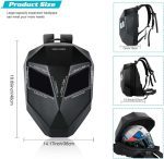 کوله پشتی هوشمند موتورسواری . لپ تاپ Crelander LED Knight مدل CR0 - Image 9