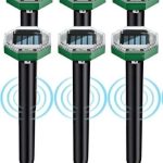 دفع کننده اولتراسونیک حیوانات و پرندگان خورشیدی ALOONEN مدل NFHD88DV بسته 6 عددی