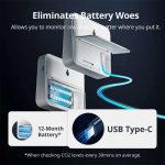 دستگاه اندازه‌گیری کیفیت هوا و دی‌اکسید کربن 5 در 1 هوشمند برند SwitchBot مدل Meter Pro CO2 Monitor - تصویر 5
