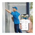قفل هوشمند وای‌فای مدل W1601700 برند SwitchBot همراه صفحه‌کلید لمسی و هاب - تصویر 4