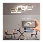 چراغ‌های سقفی LED قابل تنظیم با کنترل از راه دور 5600 لومن برند ANTENLICHT مدل MDC-600 - تصویر 4