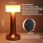 آباژور شارژی رو میزی  LED DESK LAMP - تصویر 5