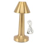 چراغ رومیزی LED طلایی  LED DESK LAMP - تصویر 6