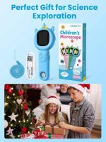 میکروسکوپ آکوات دیجیتال دستی با فوکوس خودکار و صفحه نمایش ۲ اینچی، ۸ LED، جیبی قابل شارژ کوچک - Image 4