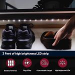 چراغ‌ نواری زیر کابینتی LED باتری‌دار BestLuz بسته 3 عددی - تصویر 5