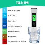 کیت سه کاره‌ تست آب TDS متر برای آب - تصویر 4