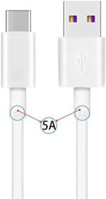 کابل شارژ سریع هوآوی Super Charge  سایز 5M با درگاه USB-C و جریان 5 آمپر - Image 4