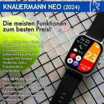ساعت هوشمند Knauermann  مدل E02 (2024) دارای قابلیت ECG + HRV - تصویر 5