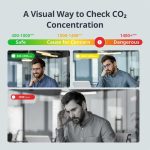 دستگاه اندازه‌گیری کیفیت هوا و دی‌اکسید کربن 5 در 1 هوشمند برند SwitchBot مدل Meter Pro CO2 Monitor - تصویر 7
