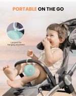 دستگاه نویز سفید، قابل حمل Dreamegg Baby با باتری قدرتمند ، D11 Max با 21 صدای آرامش‌بخش (سبز نعنایی) - Image 6
