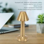 چراغ رومیزی LED طلایی  LED DESK LAMP - تصویر 4