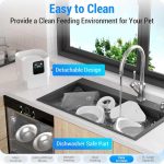 ظرف غذای اتوماتیک 2 کاسه ای گربه frienhund مدل ACF190W-C ظرفیت 7 لیتر - تصویر 5