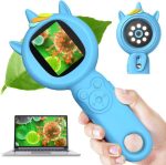 میکروسکوپ آکوات دیجیتال دستی با فوکوس خودکار و صفحه نمایش ۲ اینچی، ۸ LED، جیبی قابل شارژ کوچک - Image 7