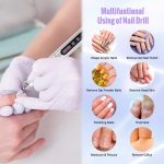 دستگاه سوهان ناخن برقی بی‌سیم، ۱۳ کاره ۳۵۰۰۰ دور در دقیقه denabuty - Image 5
