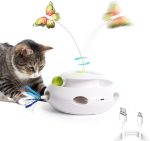 اسباب‌بازی گربه پروانه‌ای تعاملی ۳ در ۱ ALL FOR PAWS با توپ‌های غلتان - تصویر 7