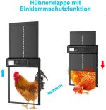 درب اتوماتیک مرغداری Aka & Lou با تایمر و صفحه نمایش LCD قابل برنامه ریزی دستی - تصویر 4