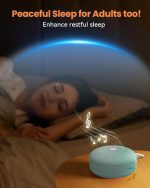 دستگاه نویز سفید، قابل حمل Dreamegg Baby با باتری قدرتمند ، D11 Max با 21 صدای آرامش‌بخش (سبز نعنایی) - Image 8
