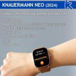 ساعت هوشمند Knauermann  مدل E02 (2024) دارای قابلیت ECG + HRV - تصویر 3
