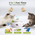 اسباب‌بازی گربه پروانه‌ای تعاملی ۳ در ۱ ALL FOR PAWS با توپ‌های غلتان - تصویر 9