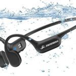 هدفون هدایت استخوانی شنا SAMVEK  مدل S18  دارای حافظه 32 گیگابایتی