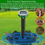 دفع کننده اولتراسونیک حیوانات و پرندگان خورشیدی ALOONEN مدل NFHD88DV بسته 6 عددی - تصویر 3