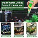 دستگاه اندازه‌گیری PH و شوری آب UIUZMAR، نمک‌سنج الکترونیکی استخرهای شنا، نمک‌سنج دیجیتال، تستر آب ۵ کاره - تصویر 7