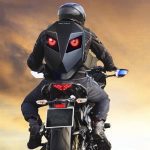 کوله پشتی هوشمند موتورسواری . لپ تاپ Crelander LED Knight مدل CR0 - Image 2