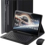 کیف، کیبورد و ماوس TUNKARMOR برای تبلت سامسونگ گلکسی تب S10 اولترا / S9 اولترا / S8 اولترا 14.6 اینچی