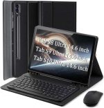 کیف، کیبورد و ماوس TUNKARMOR برای تبلت سامسونگ گلکسی تب S10 اولترا / S9 اولترا / S8 اولترا 14.6 اینچی