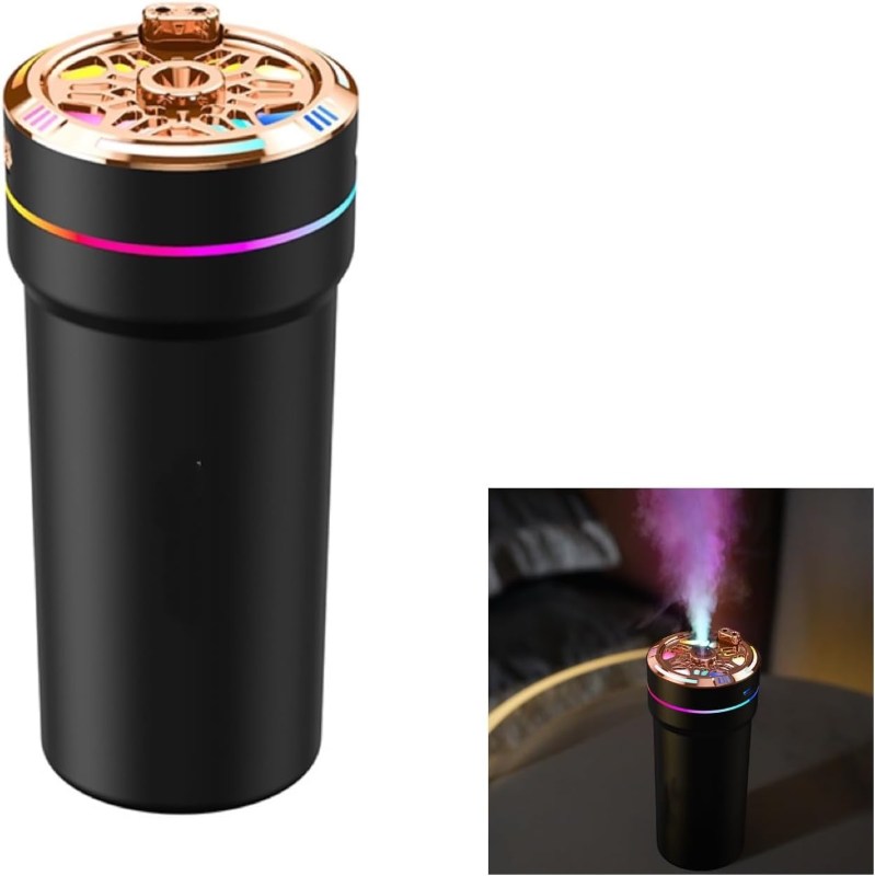 1 دستگاه بخور و رطوبت ساز YAIAWISU مدل CM-5S مخصوص خودرو دارای حالت RGB - تصویر 1
