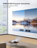 ویدیو پروژکتور برند WiMiUS مدل S26 فول اچ‌دی 1080p با روشنایی 9800 لومن - Image 8