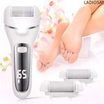 سنگ پا و اسکرابر Ladiosa برقی مدل foot polisher به همراه کیت تمیز کننده پا