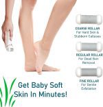 سنگ پا و اسکرابر Ladiosa برقی مدل foot polisher به همراه کیت تمیز کننده پا - تصویر 3