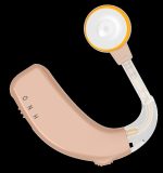 سمعک و تقویت‌کننده صدا پشت گوش AMOI مدل C-108، قابل شارژ، بژ - تصویر 3