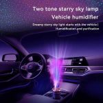 دستگاه بخور و رطوبت ساز YAIAWISU مدل  CM-5S مخصوص خودرو دارای حالت RGB - تصویر 5